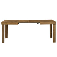 Tavolo da Pranzo Allungabile Fino 6 Posti 120-200cm Quercia Cucina Estensibile