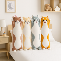 3 pezzi Peluche Cuscino Gattini 50cm Morbidi e Colorati Idea Regalo Bambini e Adulti