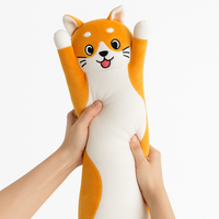 3 pezzi Peluche Cuscino Gattini 50cm Morbidi e Colorati Idea Regalo Bambini e Adulti