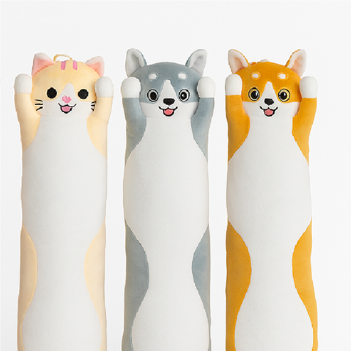 3 pezzi Peluche Cuscino Gattini 50cm Morbidi e Colorati Idea Regalo Bambini e Adulti