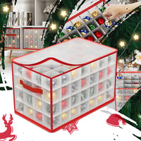Scatola Decorazioni Natalizie Organizer Addobbi Natalizi Capacità 112 Palline