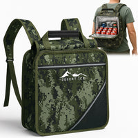 Zaino Borsa Frigo 18L Verde Militare per Campeggio Mare Picnic Trekking Multiuso