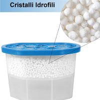 6pz Deumidificatore Casa Portatile 500ml contro Muffa Assorbi Umidità Vaniglia