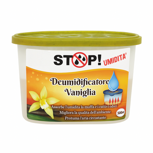 6pz Deumidificatore Casa Portatile 500ml contro Muffa Assorbi Umidità Vaniglia