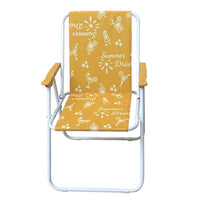 SEDIA RELAX URBAN RICHIUDIBILE STRUTTURA IN METALLO E TESSUTO CON FANTASIA COLORAZIONE ASSORTITA