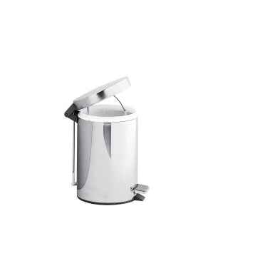 CESTINO IN ACCIAIO LUCIDO  BAGNOHOTEL - CAPANNOLI