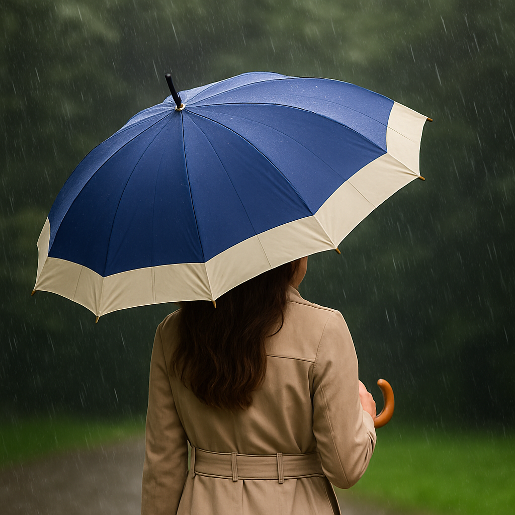 Kit 4 Ombrelli Grandi Automatici Antivento Uomo Donna 12 Stecche Fibra di Vetro