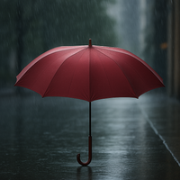 kit 3 Ombrelli Grandi Automatici Antivento 129cm Struttura in Fibra di Vetro Tessuto Extra