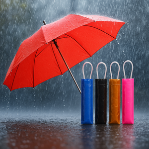 kit 3 Ombrelli Antivento Mini Uomo Donna Salvaspazio 8Stecche in Fibra con Borsetta