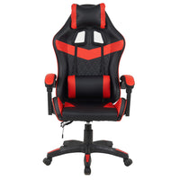 Sedia Gaming da Scrivania Rosso e Nera con Led RGB Altezza Regolabile 106-116cm