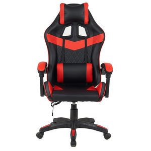 Sedia Gaming da Scrivania Rosso e Nera con Led RGB Altezza Regolabile 106-116cm