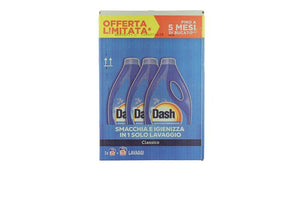 DASH LIQUIDO LAVATRICE TRIPACCO 25 LAVAGGI X3 CLASSICO