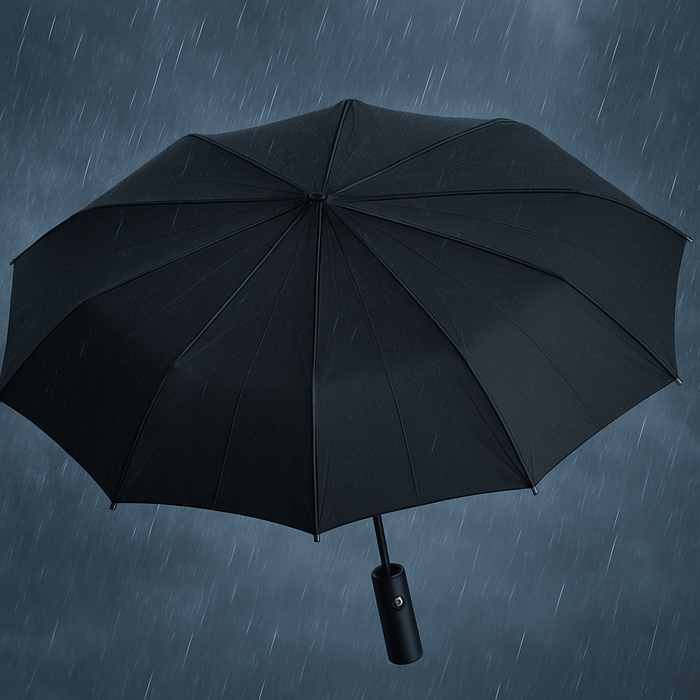 Kit 2 Ombrelli Grandi 10 Stecche Apri e Chiudi Antivento in Fibra Uomo Donna