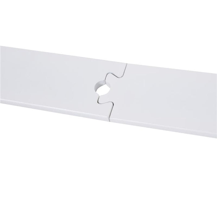 KIT PER PORTA SCORREVOLE CON BINARIO 183CM, ROTELLE E MINUTERIA INCLUSA, BIANCO