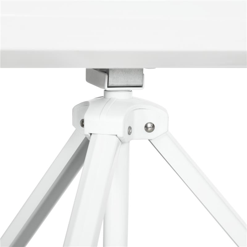 TELO PROIETTORE DA 120" FORMATO 4:3 IN TESSUTO A RETE, PLASTICA E METALLO CON TREPPIEDI, 244X183 CM, BIANCO