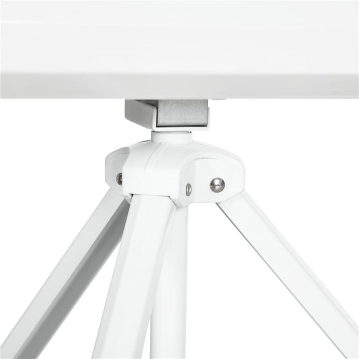 TELO PROIETTORE DA 120" FORMATO 4:3 IN TESSUTO A RETE, PLASTICA E METALLO CON TREPPIEDI, 244X183 CM, BIANCO