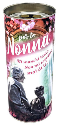 SET 6 CERI VOTIVI NONNA 58X13 CM CONTENITORE IN CARTA