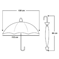 Kit 4 Ombrelli Uomo Donna Automatici Antivento Tessuto Duplex per Pioggia e Sole