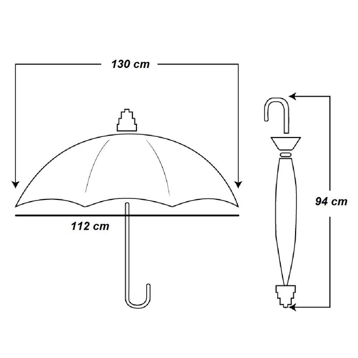 Kit 4 Ombrelli Uomo Donna Automatici Antivento Tessuto Duplex per Pioggia e Sole