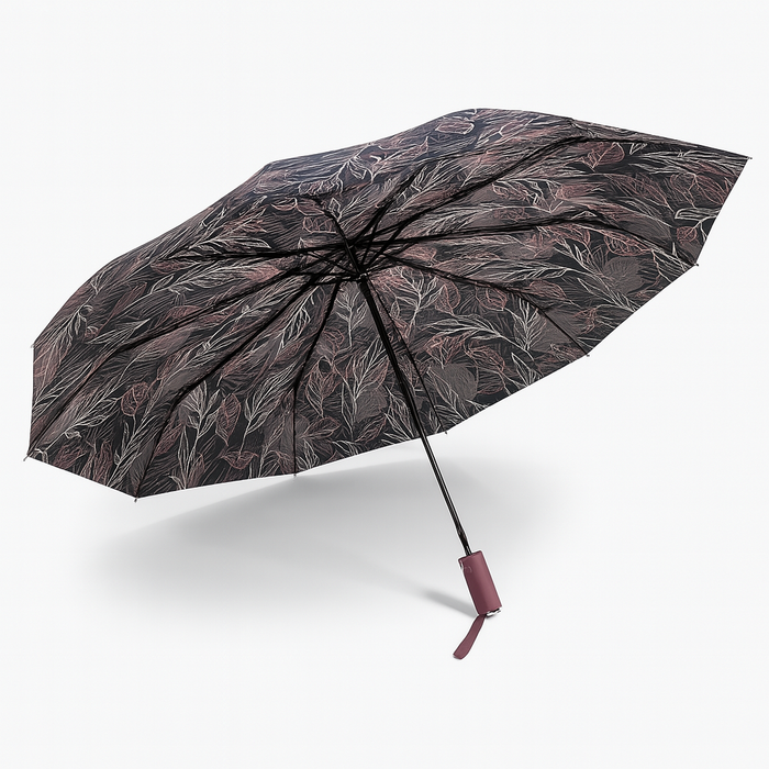 Kit 2 Ombrelli Grandi Donna 10 Stecche Apri e Chiudi Antivento Decorati