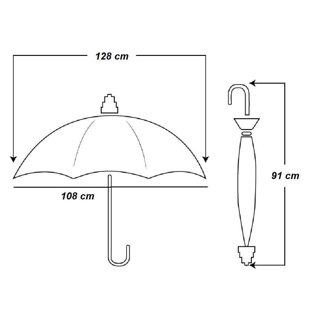 Kit 4 Ombrelli Grandi Automatici Antivento Uomo Donna 12 Stecche Fibra di Vetro