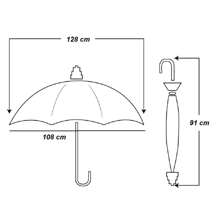 Kit 4 Ombrelli Grandi Automatici Antivento Uomo Donna 12 Stecche Fibra di Vetro