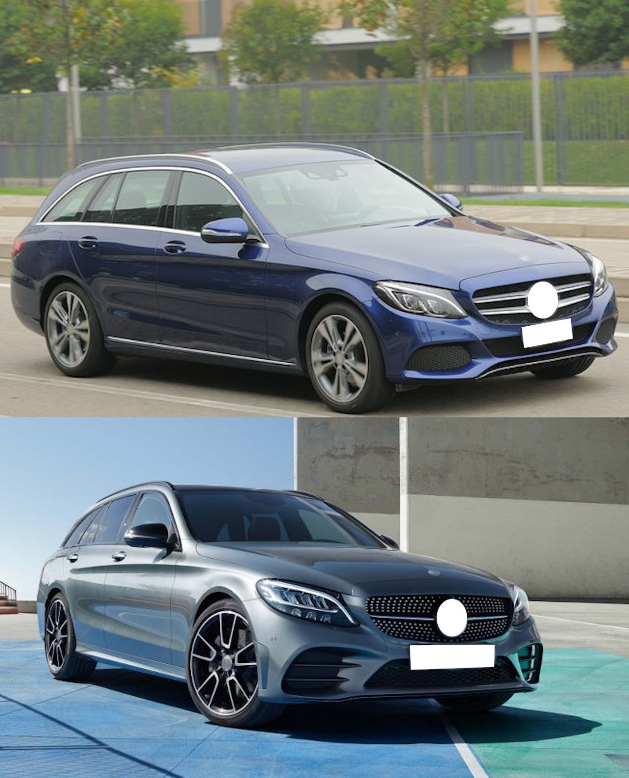126B-421071 - Tappeto gomma baule - Mercedes Classe C S205 Station Wagon dal 2014-07/2018 , Classe C S205 Station Wagon