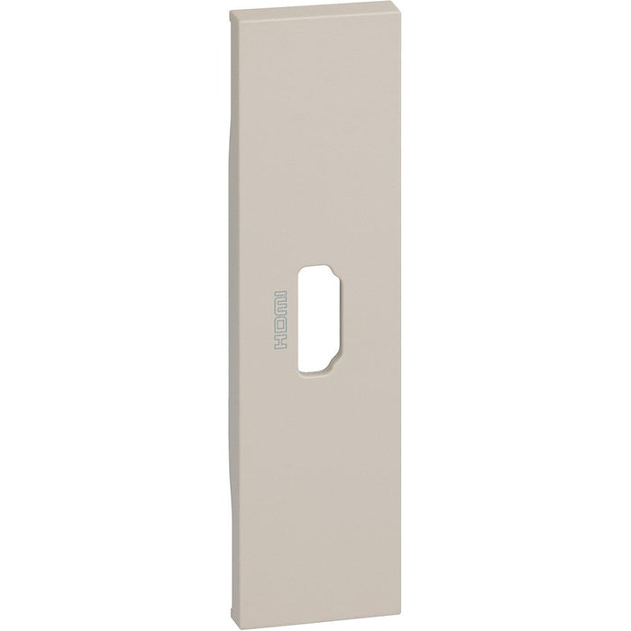 Cover Bticino Living Now per connettore HDMI 1 modulo sabbia KM14
