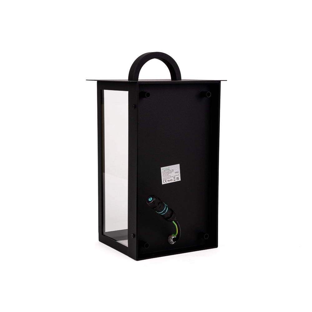 Applique da esterno V-TAC E14 nera classica IP65 VT-1190