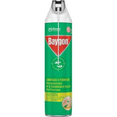 INSETTICIDA SCARAFAGGI E FORMICHE SCHIUMA BAYGON - EXTRA PRECISION ML 400- 12 pezzi