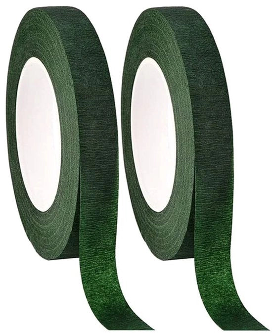 Bande adesiva per fiori - Adesivo per fiori autofissante - Nastro per giardino - Decorazione per bouquet - Artigianato - 2 pezzi - Nastro adesivo per fiori