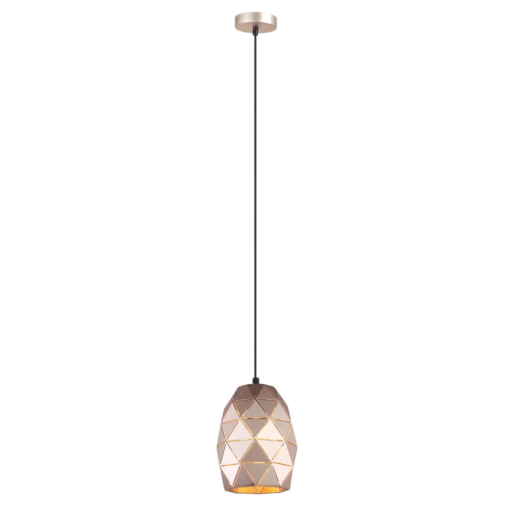 Lampada a sospensione Italux Harley oro E27 dimmerabile Ø15