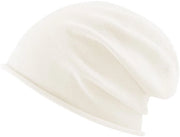 Cappello slouch per donna e uomo, cappello di cotone, soffice, respirante, cappello intrecciato, leggero, elastico, cappello per chemoterapia, cappello per passeggiata per tutte le stagioni