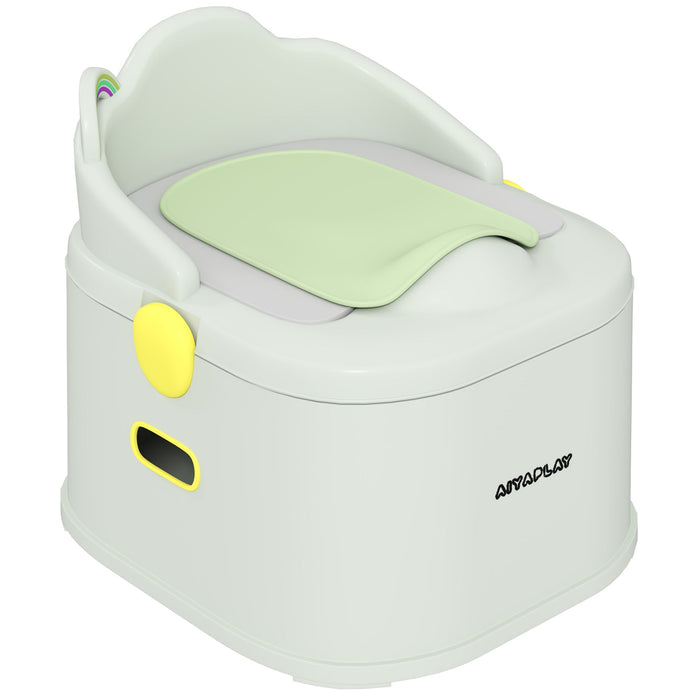 Vasino per Bambini Evolutivo 3 in 1 con Vaschetta Rimovibile Grigio