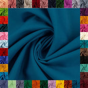 Stoffa di cotone HEIDE, Swafing, 42 colori lisci, unico colore, 100% cotone, coupon di sconto, Oeko-TEX Standard 100 (verde scuro, 1 m)