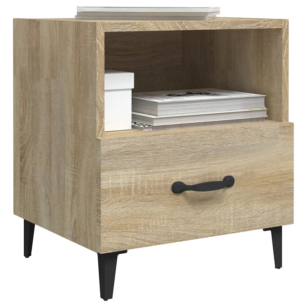 Comodino Rovere Sonoma in Legno Multistrato cod mxl 30390