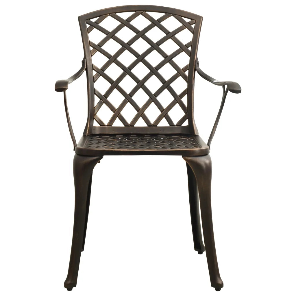 Set da Bistrò 3 pz Bronzo in Alluminio Pressofuso 3216345