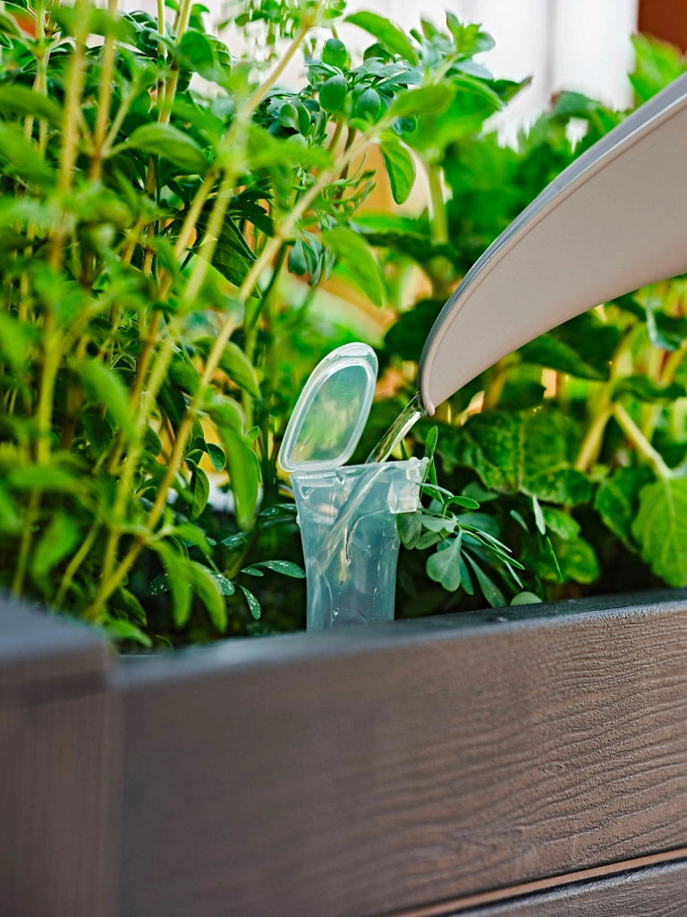 Fioriera da Giardino 100x42x40 cm in Polipropilene Trama 002 Moka Marrone Scuro