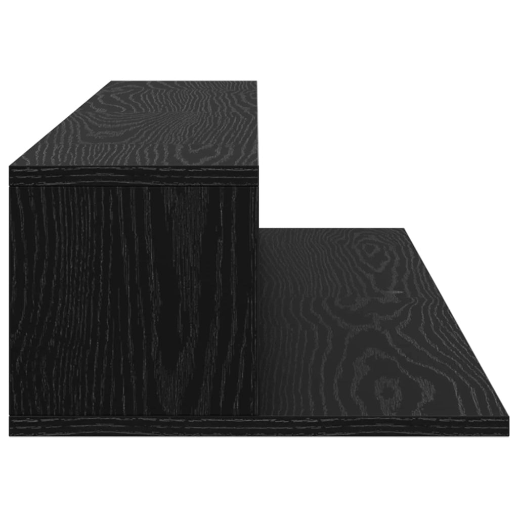 Scrivania studio Rovere Nero 130 x 36 x 19,5 cm 8006701