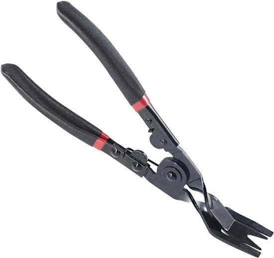 Strumento per rimozione pannelli porta auto con clip di fissaggio 

Specifica tecnica: 
- Modello: AT-001
- Materiale: Acciaio inox
- Lunghezza: 20 cm
- Peso: 150 g