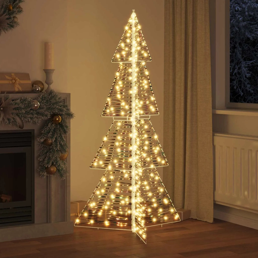 Albero di Natale con 240 LED Bianco caldo 180 cm PET 42019216