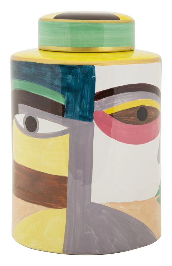 Vaso Piccassy Color Top Ø19x28 cm in Ceramica Multicolor