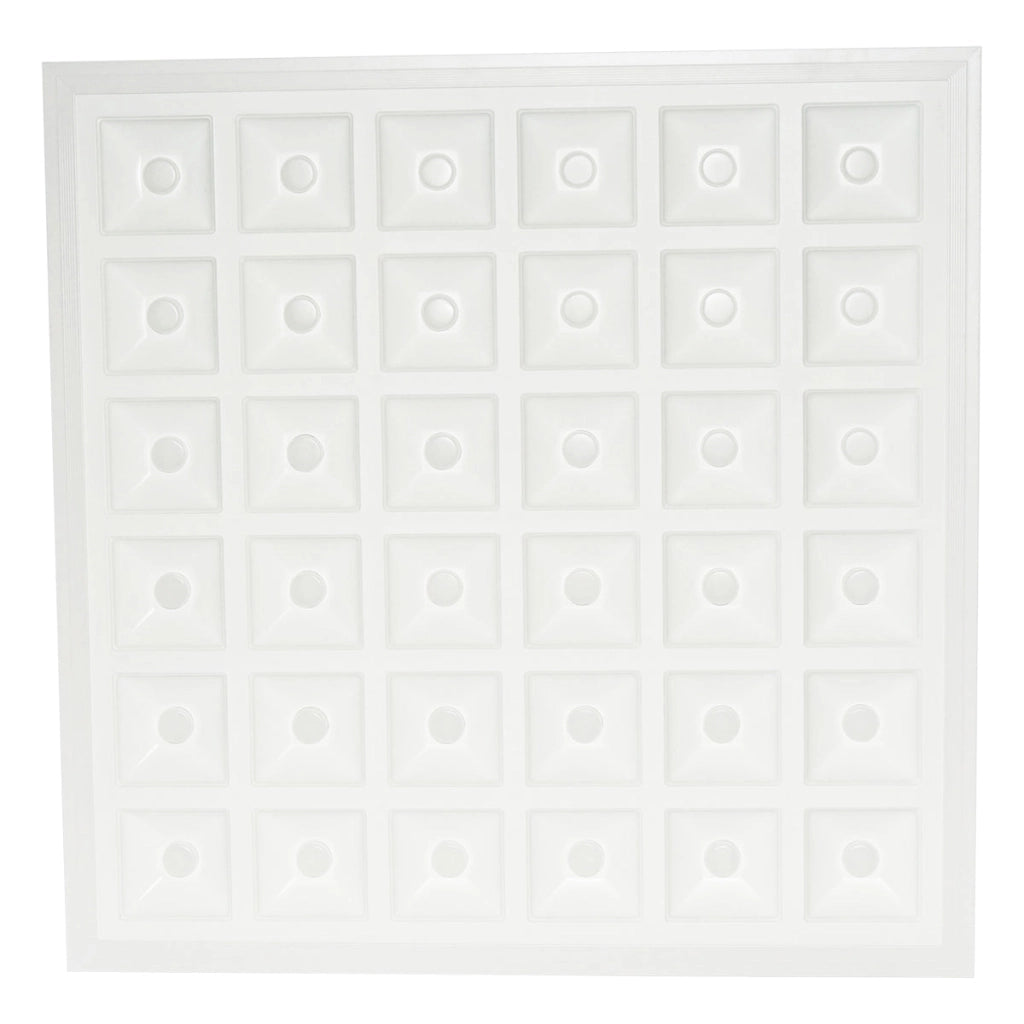 Pannello con 144 LED chip 2835 supporto in alluminio 48W 595x595x20mm