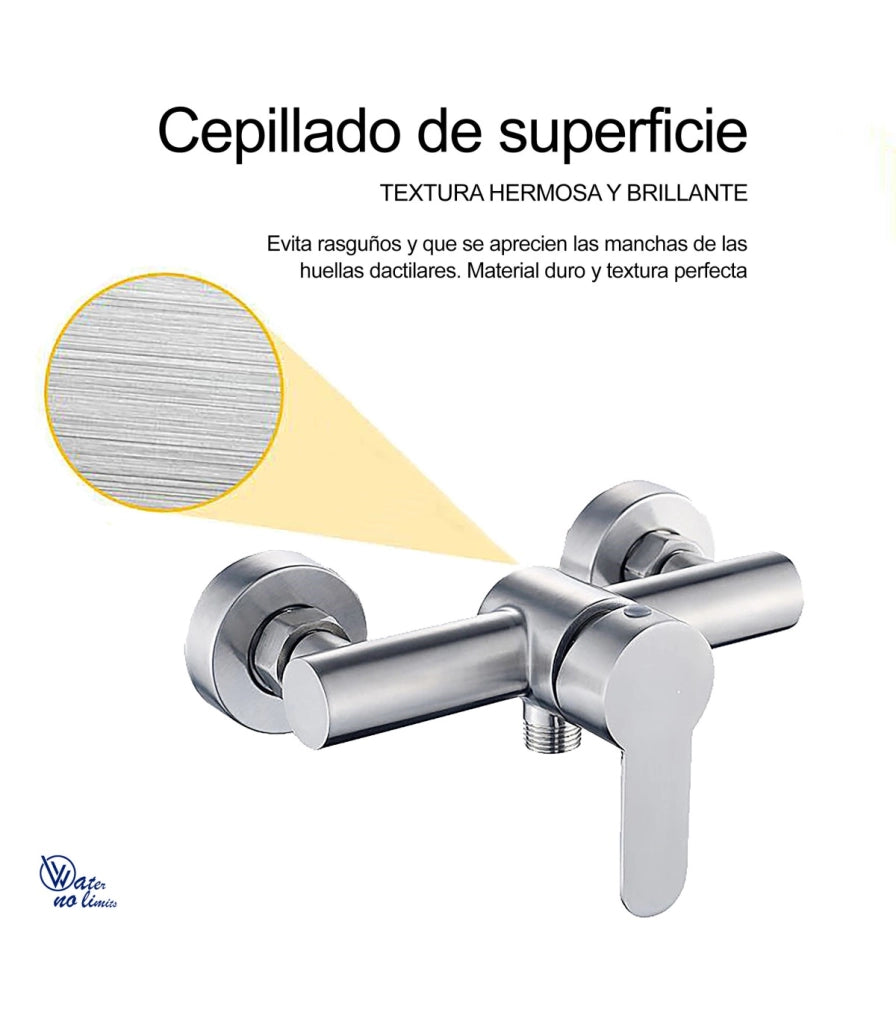 Rubinetto Doccia LH-8904 | Monocomando | Acciaio Inox SUS 304 | Cuore Ceramico