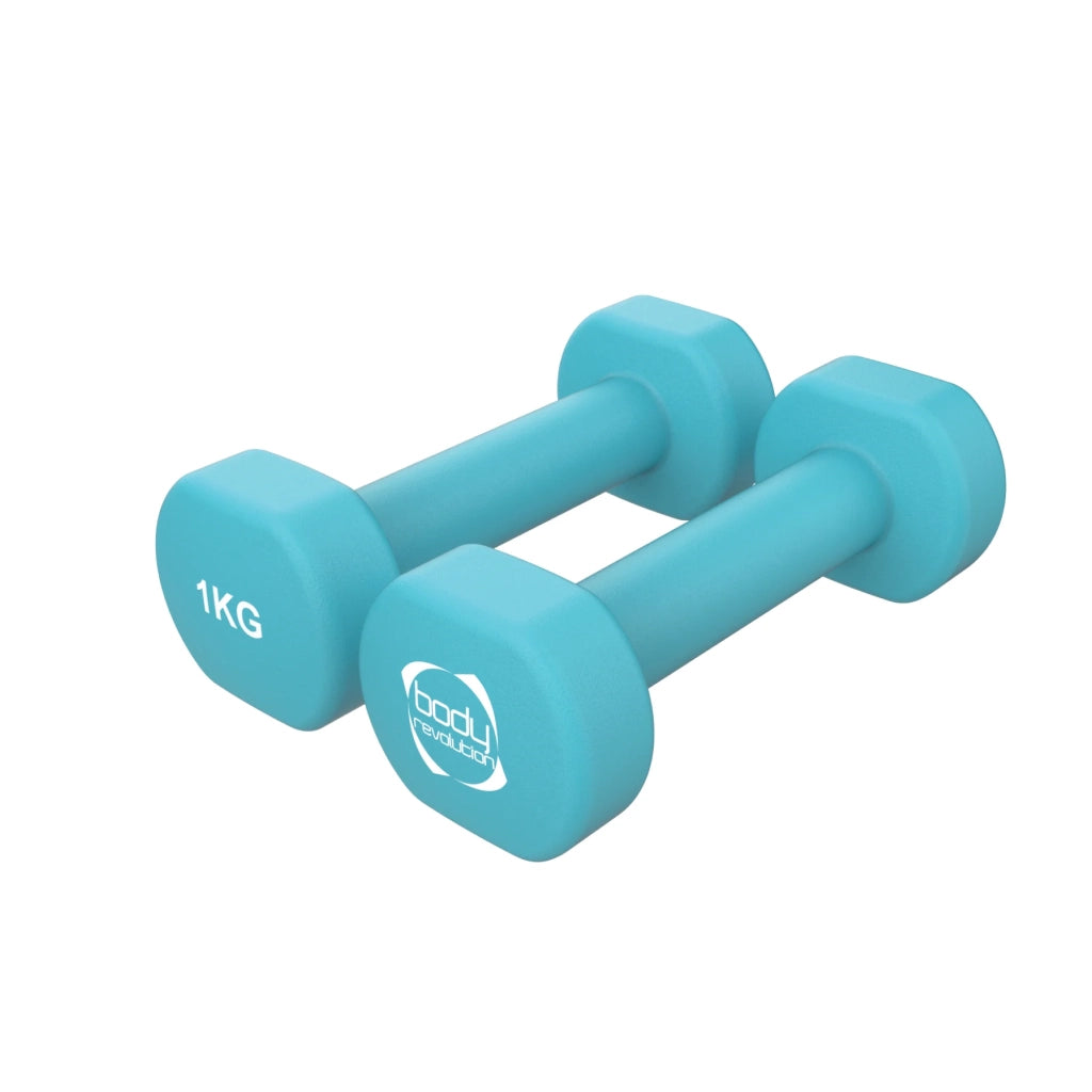 Manubri Neoprene 2 x 1kg – Allenamento Casa e Palestra