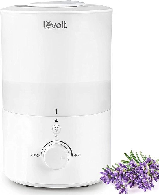 Luminoso 3L L'umidificatore con Fonte di Luce Notturna - 360° Giroscopico - Resistente alla Lavastoviglie - Silenzioso L'umidificatore - 25 Ore - BPA Libero - Diffusore di Aromi per Camera da Letto - Camera dei Bambini - Piante - Bambino