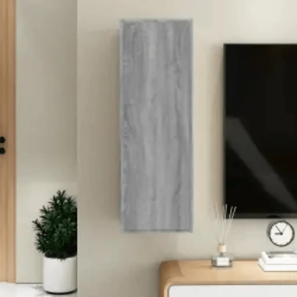 Mobile TV Grigio Sonoma 30,5x30x90 cm in Legno Multistrato 815749