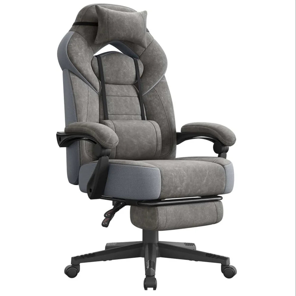 Comoda sedia da ufficio spessore 10 cm altezza regolabile ergonomica grigia 12_0005899