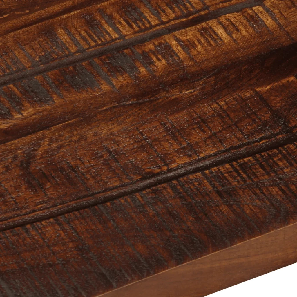 Piano Tavolo 50x30x3,8 cm Rettangolare in Massello di Recupero