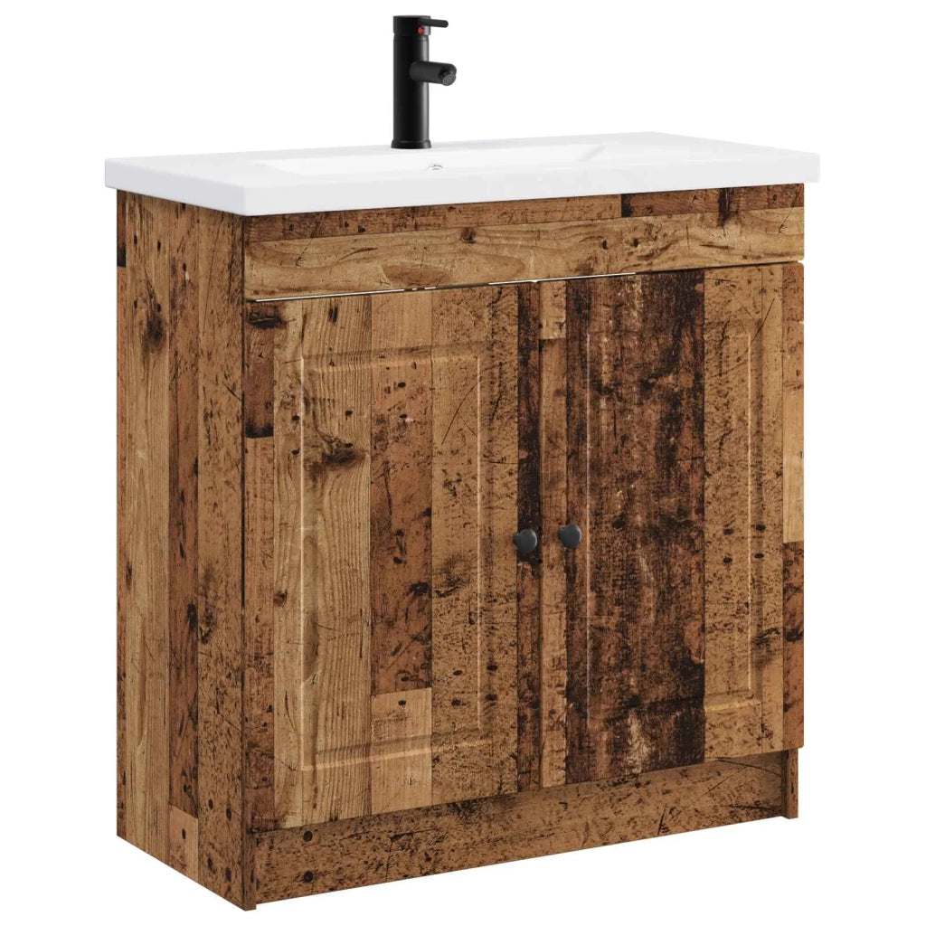 Set di mobili per il bagno Legno antico 56 x 37,5 x 81 cm 3404132
